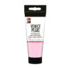 Marabu Acrylfarbe mit Perlglanzeffekt, Venice Pearl, Perlmutt-Rosa
