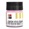 Marabu Metallic-Effektcreme Yukon Gold Cream, Metallic-Rosa, 50 ml