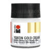 Marabu Metallic-Effektcreme, Yukon Gold Cream, Metallic-Silber, 50 ml