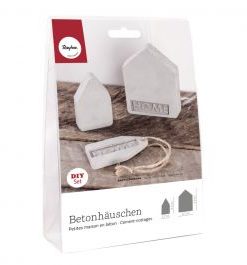 Bastelpackung Beton Häuser