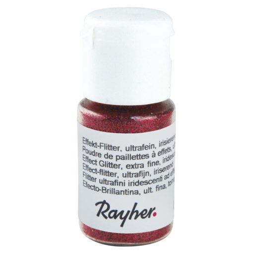 rayher effekt flitter kirschrot