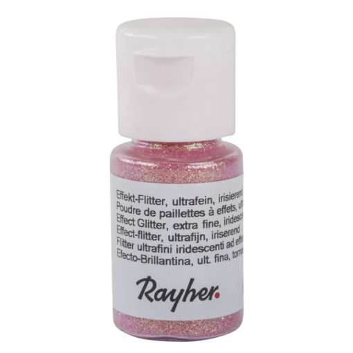 rayher effekt flitter pastellrosa