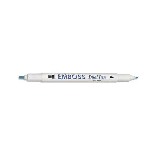 Rayher Embossingstift Emboss-Dual-Pen, transparent, 2-seitig
