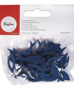 Filz Fische in royalblau