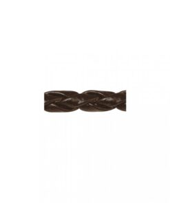 Kunstlederband dunkelbraun, 3mm Stärke