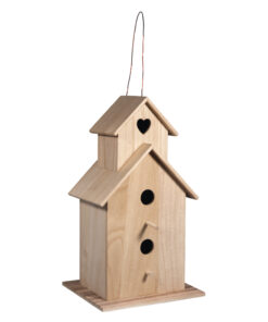 Holz Vogelhaus zum Gestalten