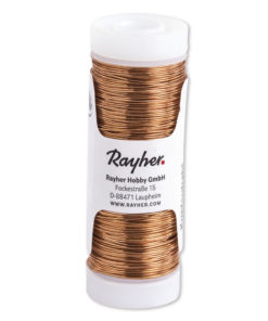 Rayher Kupferdraht, 0,25mm Ø, Spule 50m