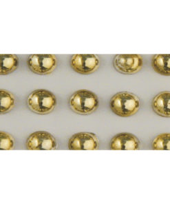 Rayher Plastik-Halbperlen gold 2 mm