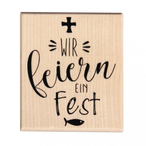 Rayher Stempel Konfirmation, Wir feiern ein Fest