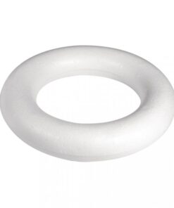 Styropor-Ring, voll, 22cm Ø, zum Basteln