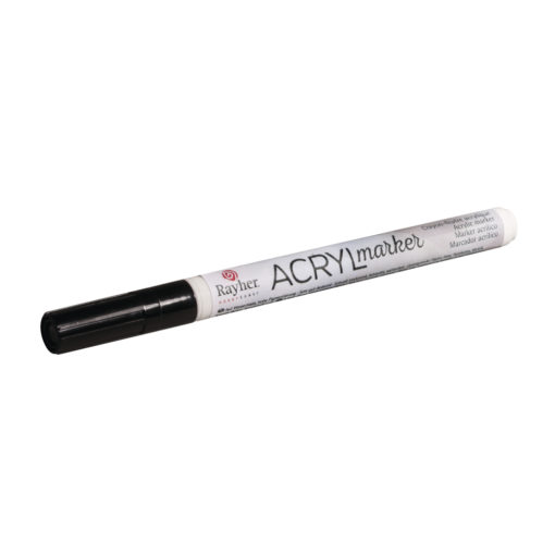 Acryl-Marker in schwarz 1-2 mm
