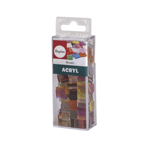 Rayher Acryl-Mosaik Steine, bunt, zum Basteln