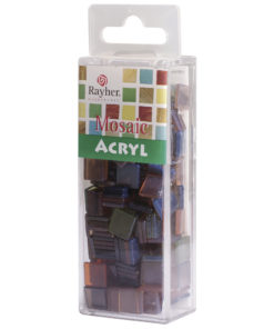 Rayher Acryl-Mosaik Steine, sienna gebrannt, zum Basteln