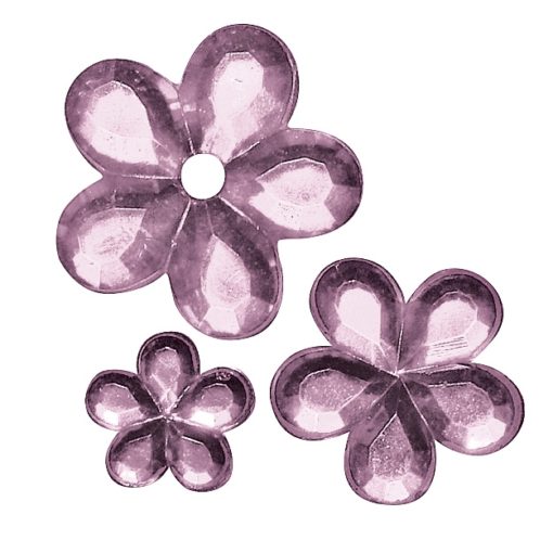 Rayher Acryl-Strassblüten flieder