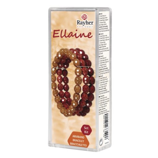 Bastelset Armband Èllaine in rot-orange