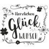 Rayher Schriftstempel Glückwünsche