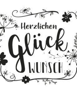 Rayher Schriftstempel Glückwünsche