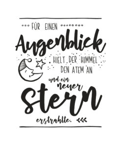 Rayher Schriftstempel Baby, ein neuer Stern...