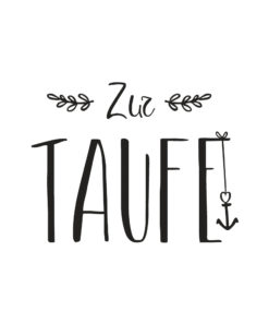 Rayher Schriftstempel Taufe