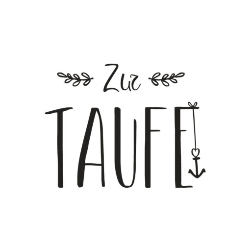 Rayher Schriftstempel Taufe