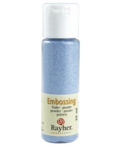 Rayher Embossing-Puder, hellblau deckend, 20 ml