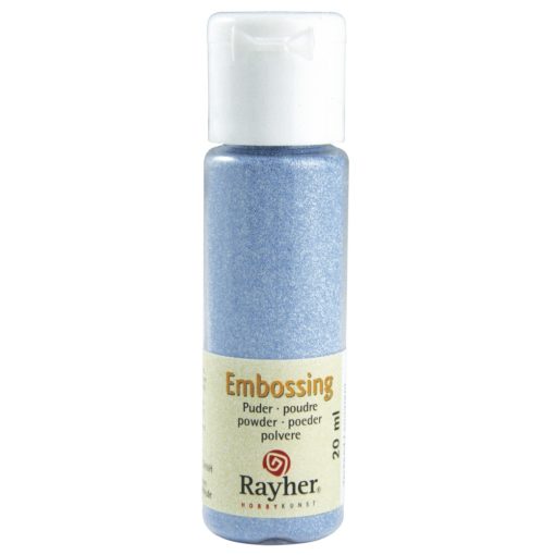 Rayher Embossing-Puder, hellblau deckend, 20 ml