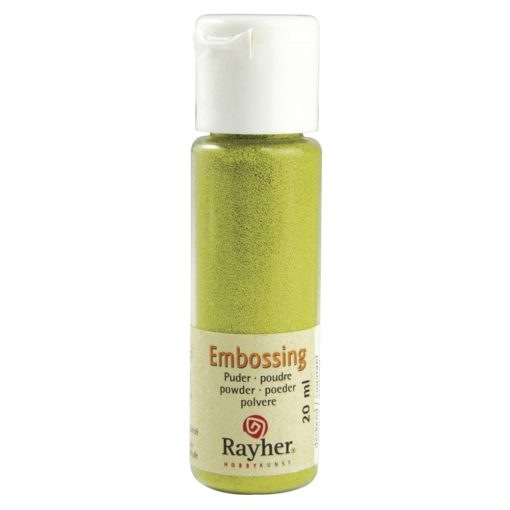 Rayher Embossing-Puder, maigrün deckend, 20 ml