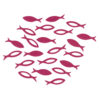 Filz Streuteile Fisch in pink