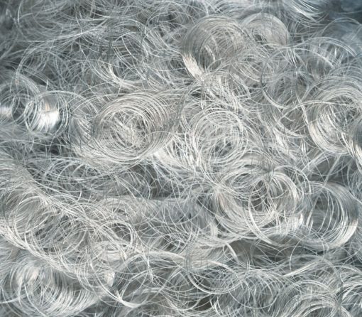 Flower Hair in silber