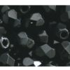 Glas Schliffperlen zur Schmuckherstellung in schwarz