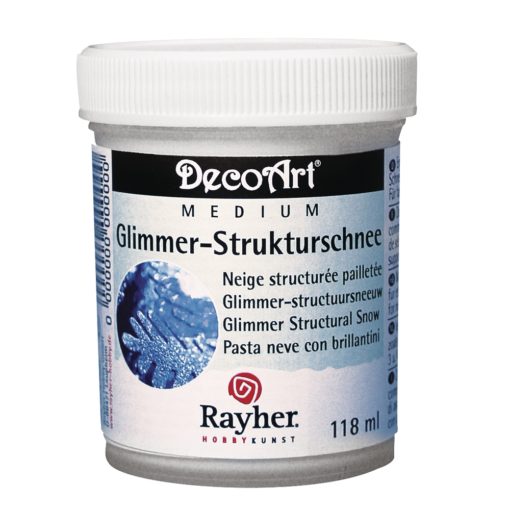 Rayher Strukturschnee Glimmer, zum Auftragen