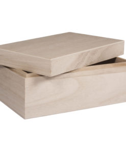 Holz-Box, 20x12x9 cm, zum Gestalten