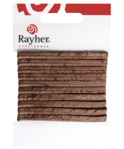 Rayher flaches Kork-Band, 100cm, in haselnuss