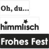 Label Frohes Fest, zum Eingießen von Motiven