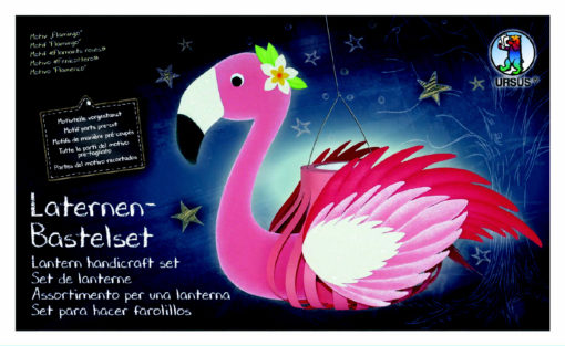 Ursus Laternen-Bastelpackung, Flamingo