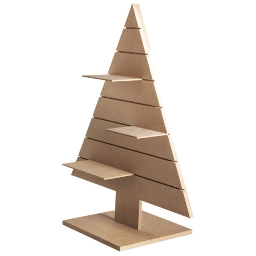 MDF-Baum mit Regalbretter