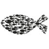 Rayher Stempel Konfirmation, Fisch 4x9cm