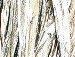 Viskosebast zum Basteln in silber