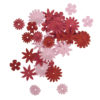 Rayher Papier-Blütenmischung rot
