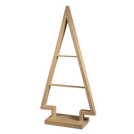 Rayher Tannenbaum-Rahmen aus Pappmaché, 39,5cm, zum Basteln