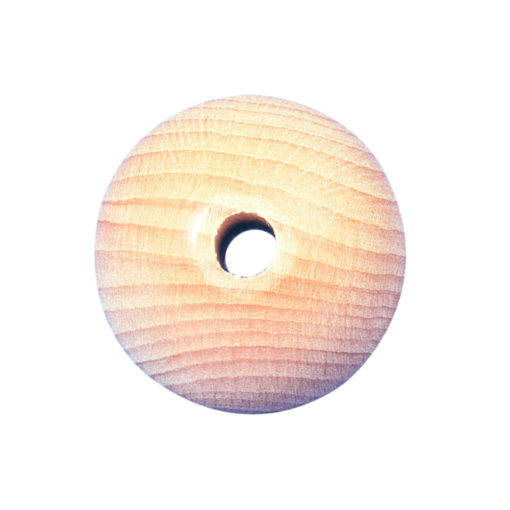 Rayher Rohholz-Kugeln gebohrt, 45mm, 2 Stück