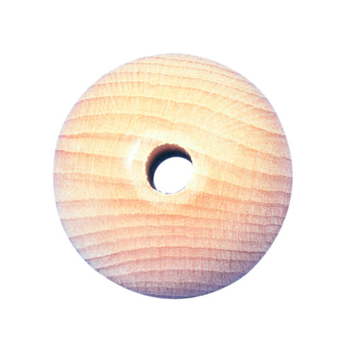 Rayher Rohholz-Kugeln gebohrt, 50mm, 2 Stück