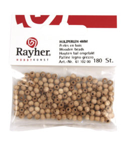 Rayher Rohholz-Perlenmischung natur