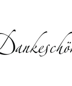 Rayher Schriftstempel Dankeschön, 3.7cm