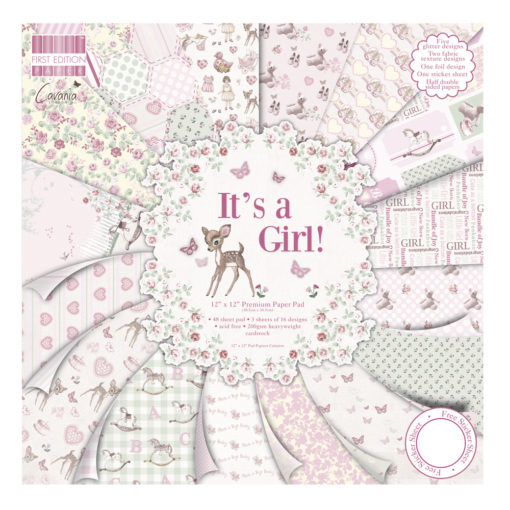 Scrapbooking Block It's a girl