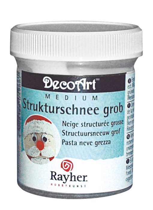 grober Strukturschnee zum Auftragen