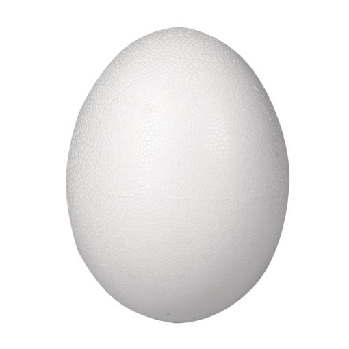 Rayher Styropor-Ei Halbschalen, 26cm, zum Basteln