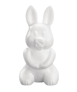 Rayher Styropor-Hase, 23cm, zum Basteln