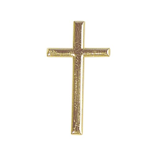 Wachsdekor Kreuz, zum Dekorieren, in gold