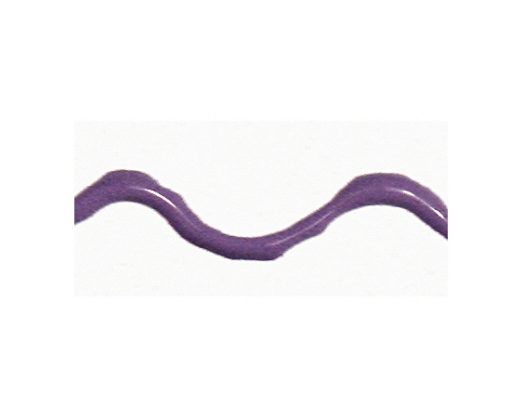 flüssiger Kerzenwachs im Liner in violett